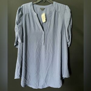 Torrid Elegant Slate Blouse